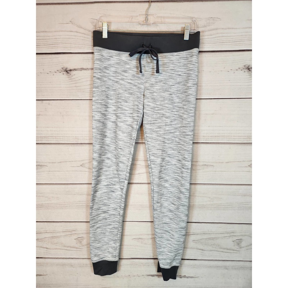 So Women's Gray Solid Drawstring Mid Rise Soft Lounge Perfect Legging Size S